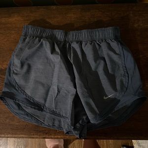 dri-fit nike shorts, dark grey
